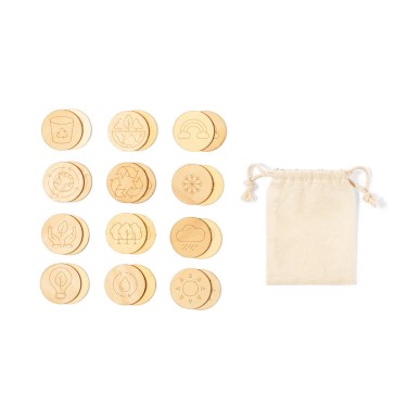Lauby - 24 Stück. Baumwolle Etui | MDF