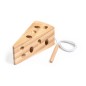 Milie - Baumwolle Etui | Holz